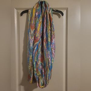 NWOT Multi-colored Infinity Scarf